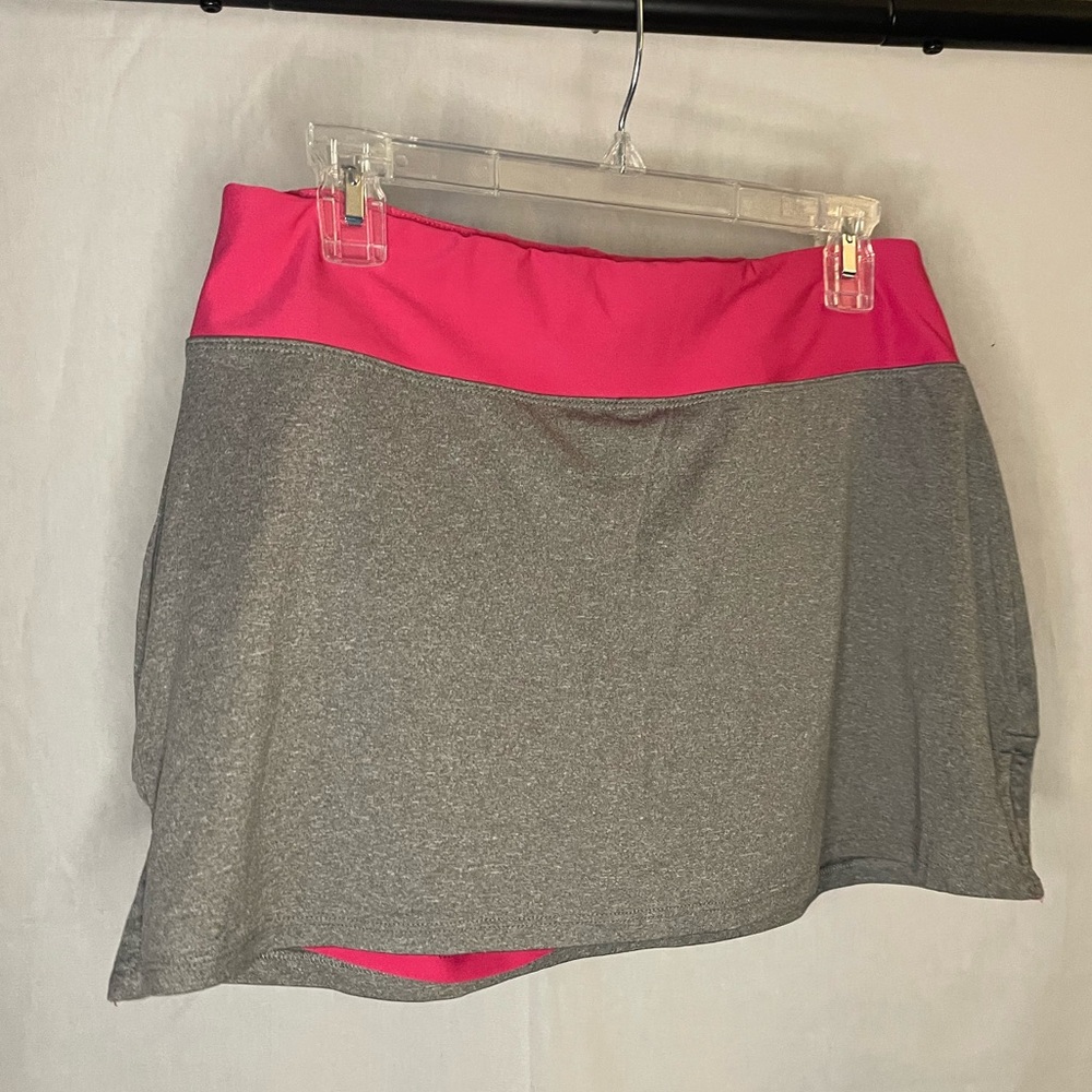 Pink Grey Tennis Skirt Women’s Size Large Pink Grey
